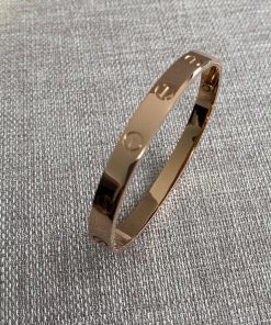 Love Bracelet In Rose Gold - Stoned & Unstoned - Clearance Perfect Stock