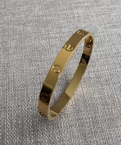 Cartier Love Bracelet In Gold - Titanium Non Tarnish - 16cm,19cm, 21cm