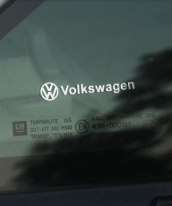 VW Silver sticker