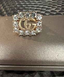 Gucci Gold Diamante Ring