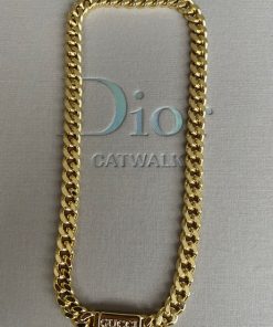 Gucci Heavy Gold Link Chain Necklace