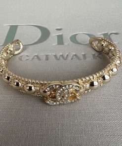 Chanel Gold Cuff Bracelet